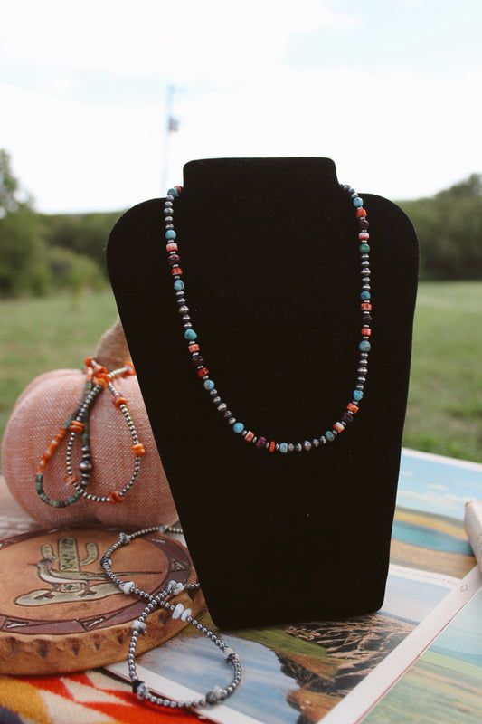 Spiny and Turquoise Necklace