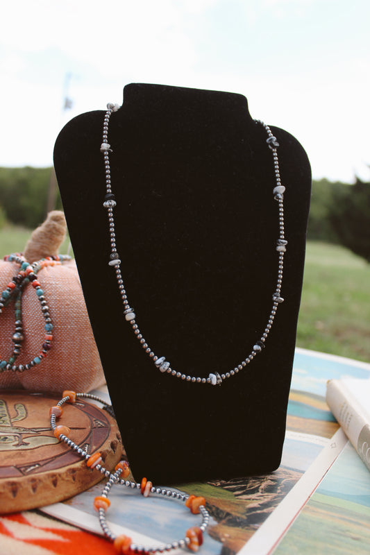 White Buffalo Pearl Necklace