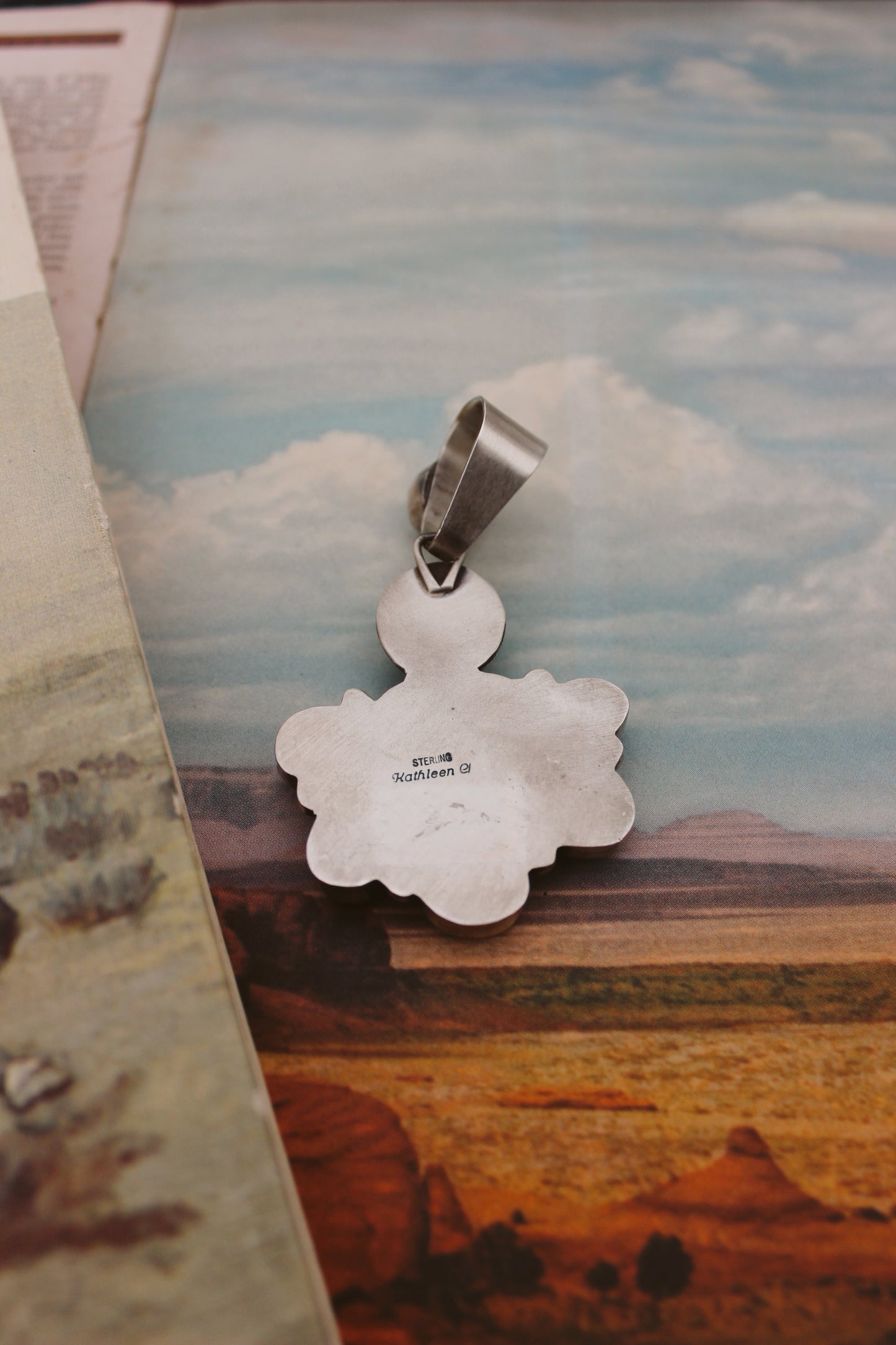 Kingman Cluster Pendant By Kathleen Chavez