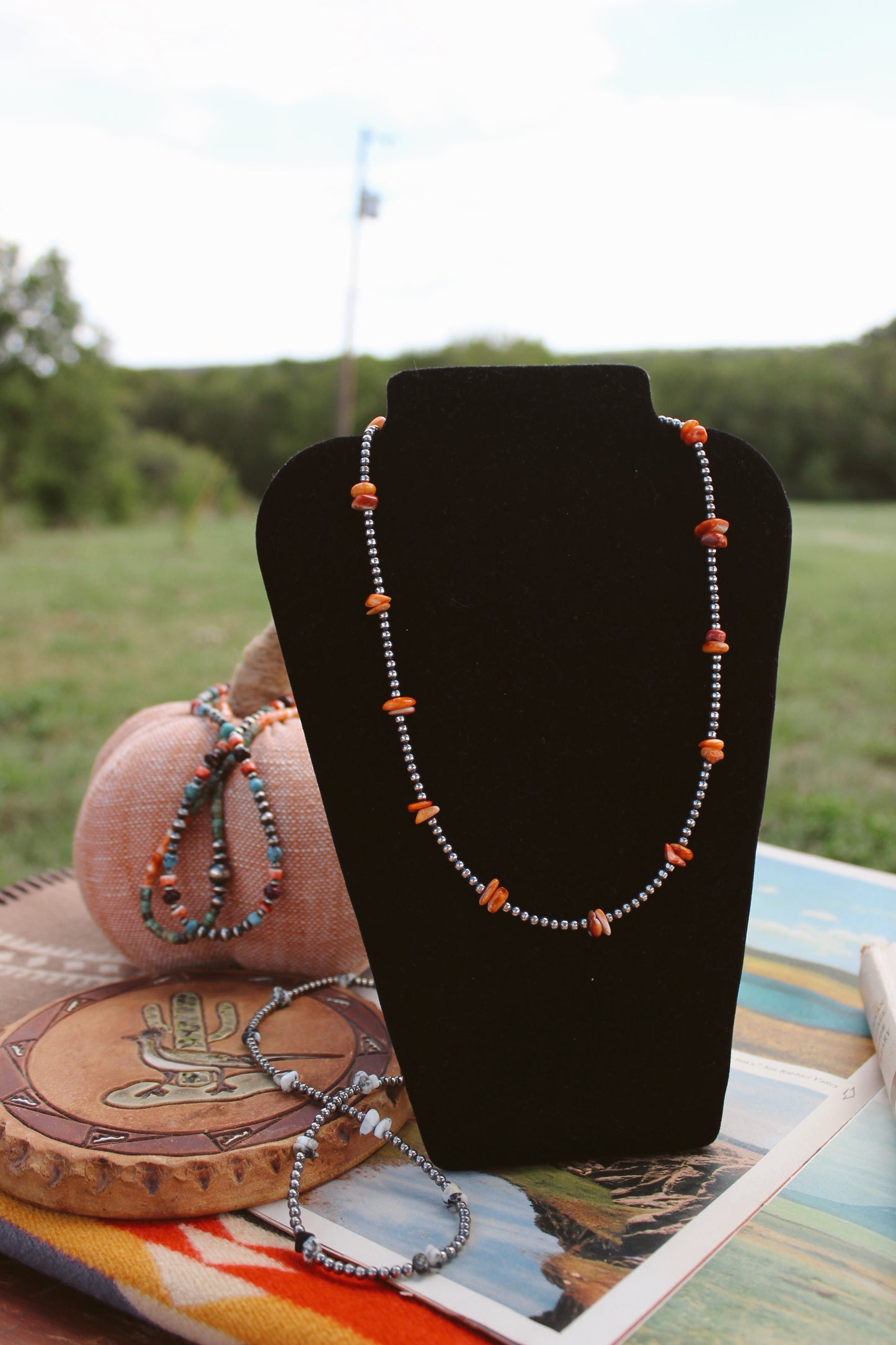 Spiny Oyster Pearl Necklace