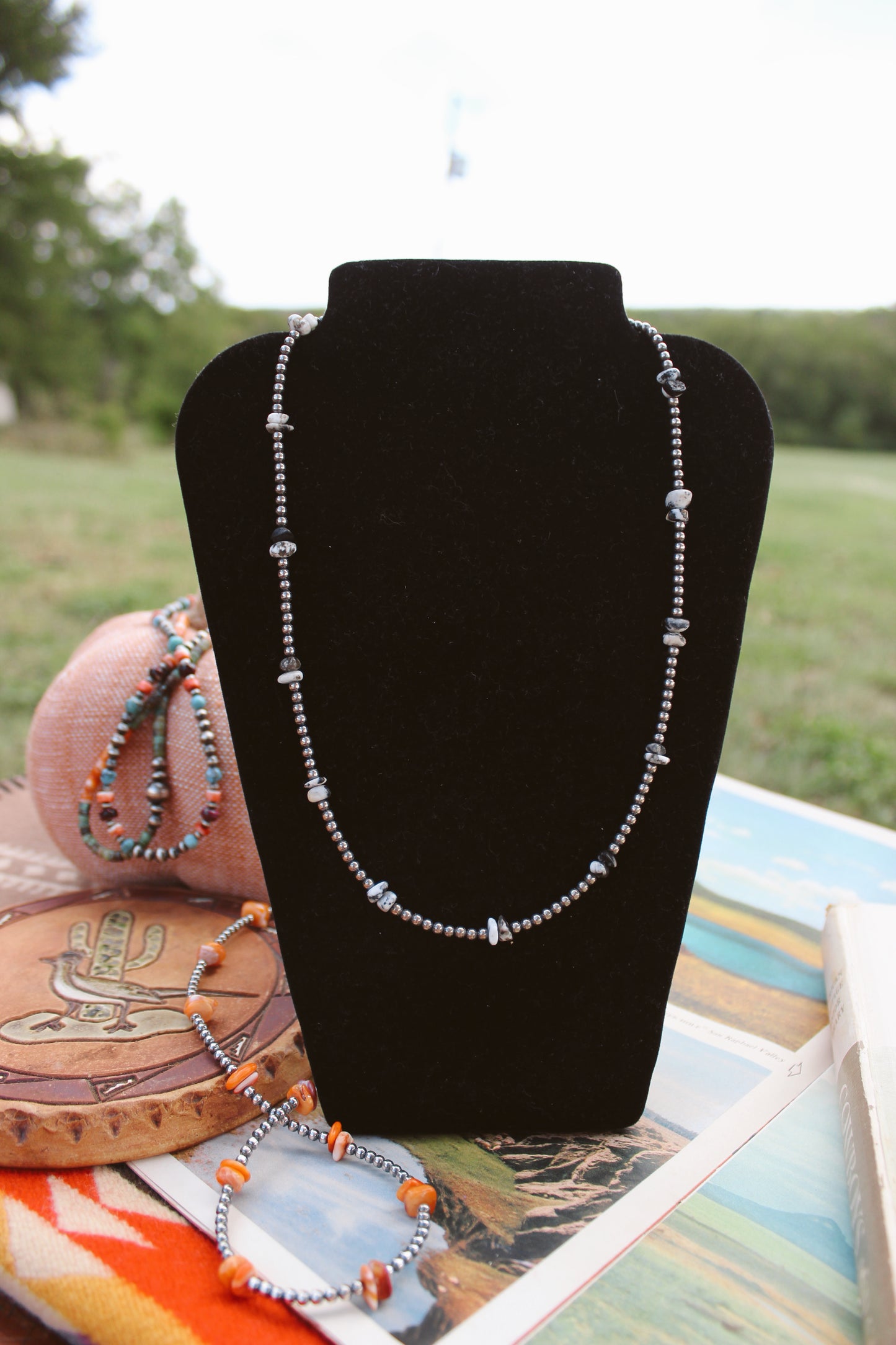 White Buffalo Pearl Necklace