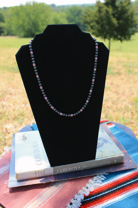 22" Pink Conch Necklace