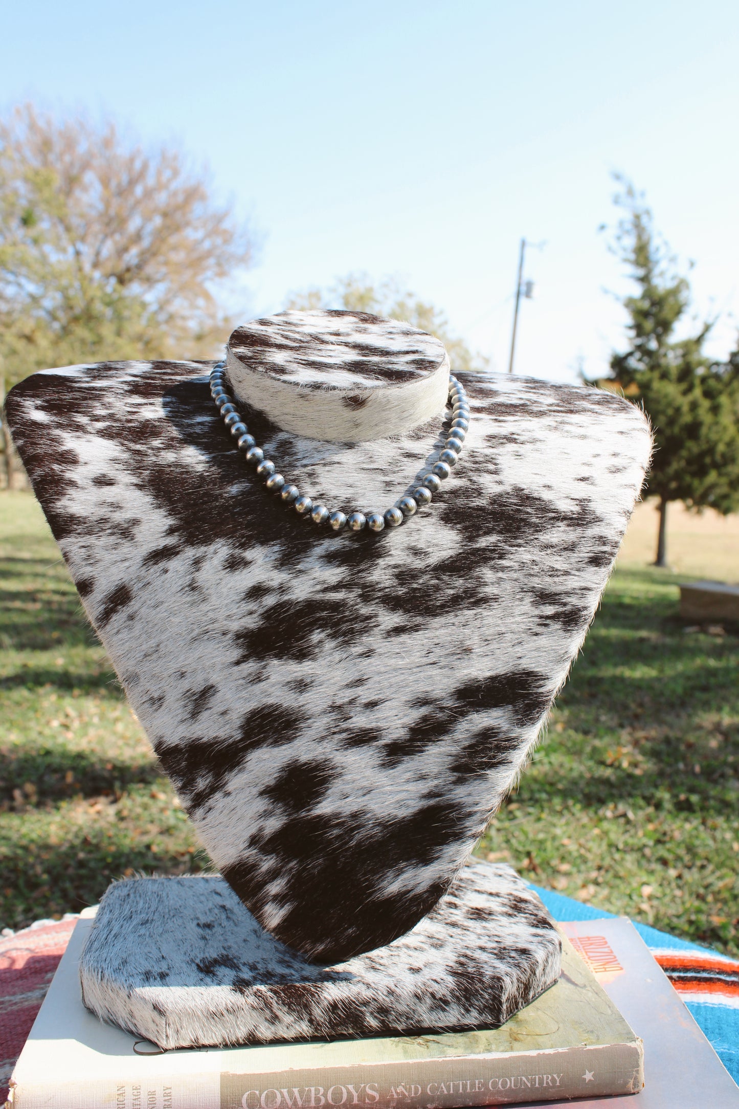 16" 8mm Sterling Silver Pearl Necklace