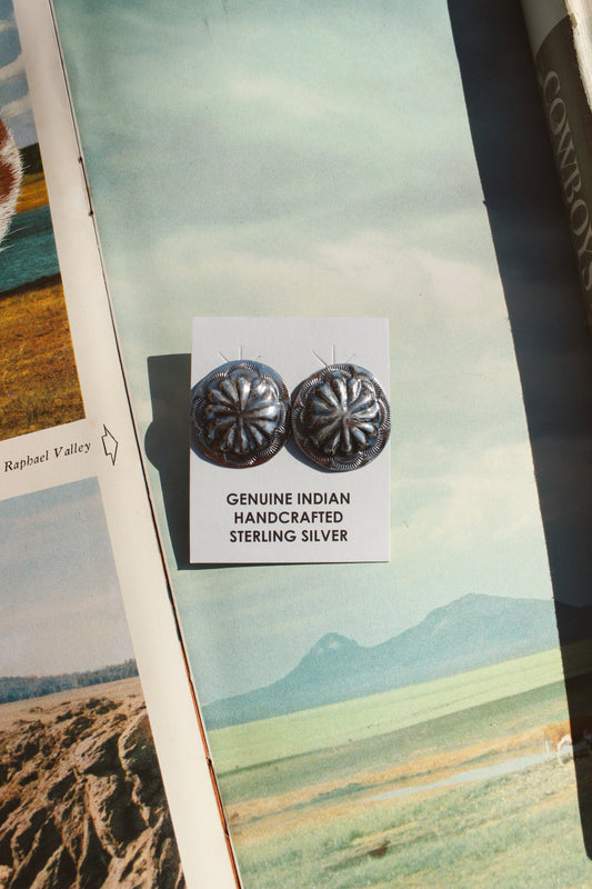 Concho Stud Earrings