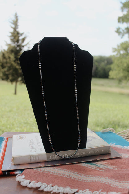 Graduated Sterling Silver Pearl Necklace