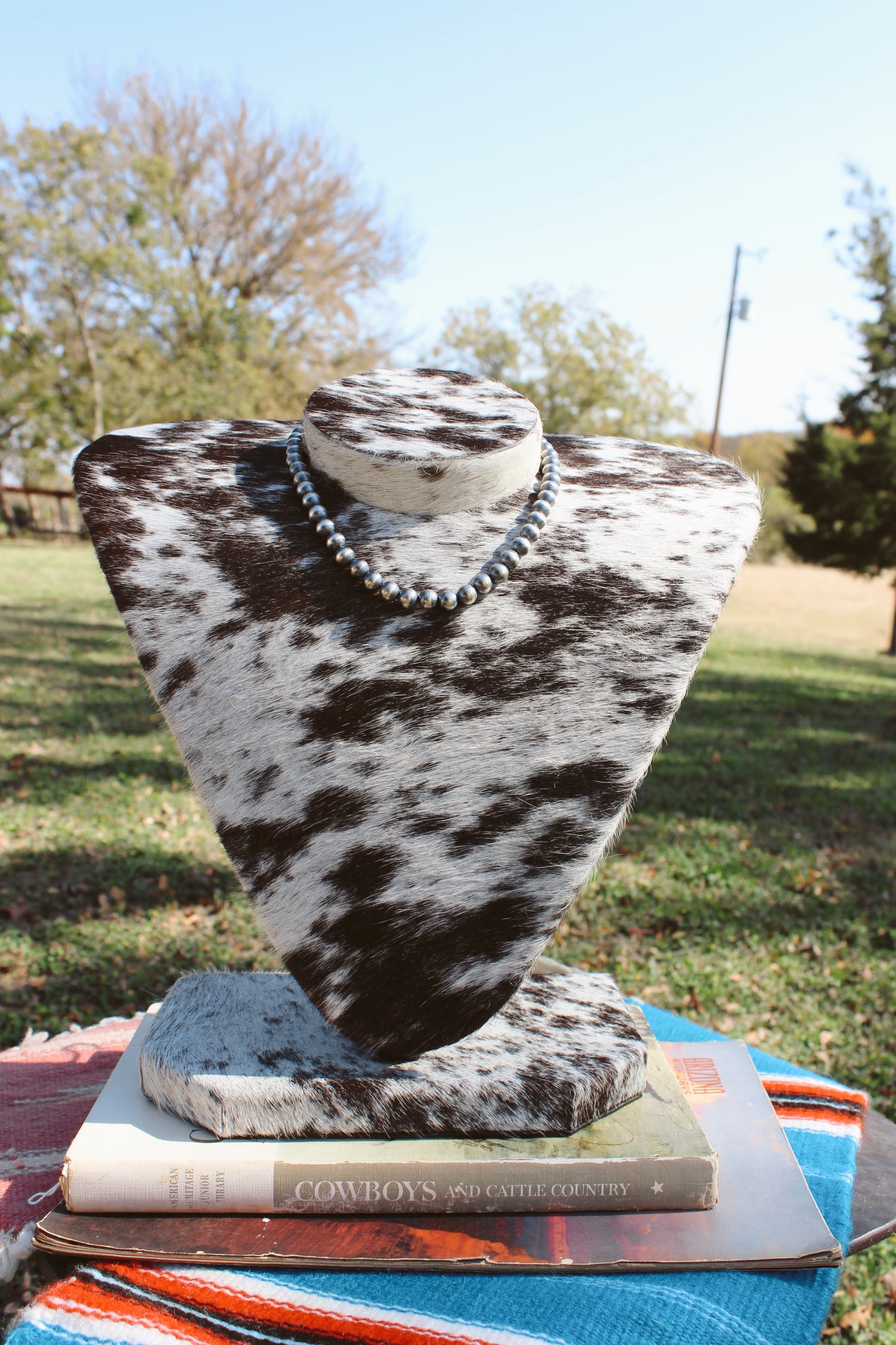 16" 8mm Sterling Silver Pearl Necklace