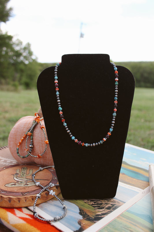 Spiny and Turquoise Necklace
