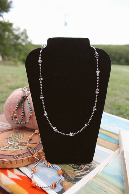 White Buffalo Pearl Necklace