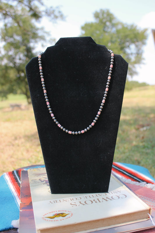 22" Pink Conch Necklace