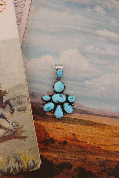 Kingman Cluster Pendant By Kathleen Chavez
