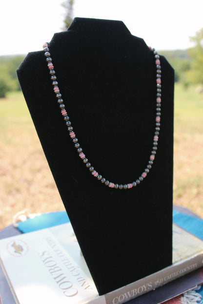 22" Pink Conch Necklace